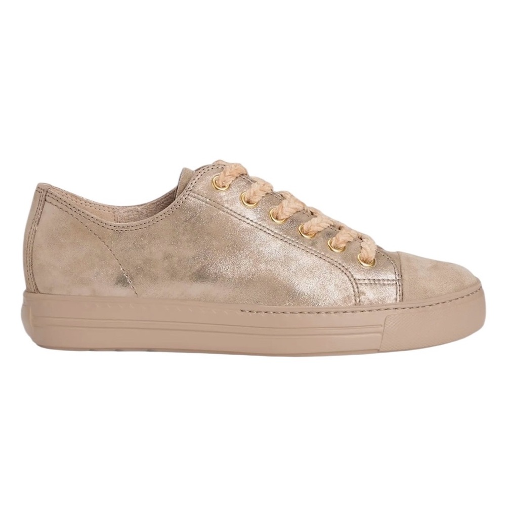 Metallic Leather Sneakers
In Box, Never Used - Picture 1 of 5